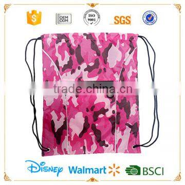 Wholesale Promotional Camouflage Drawstring Bag