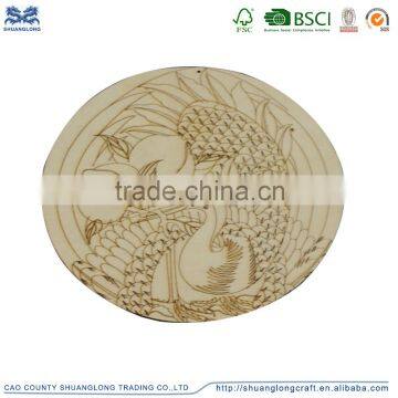 Wholesale Sublimation Private Lable Solid Handmade Wooden Coaster