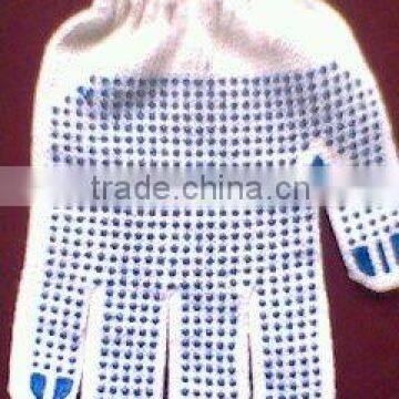 PVC Dotted Cotton Gloves in Good Quality,Gloves With Dots