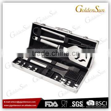 14-Piece Deluxe Stainless-Steel BBQ Grill Set