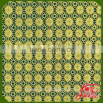 Popular Young Girl Dress Choice Chemical Embroidery Fabric