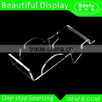 Customized clear plastic acrylic phone display stand