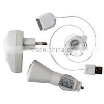 3in1 Charger Kit II for iPod nano/video/iPhone