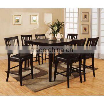 HDBF012 wooden long narrow bar tables and chairs for sale