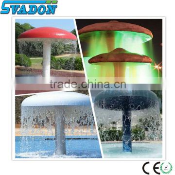 Swimming pool equipment water fall water mushroom shape water curtain water mushroom