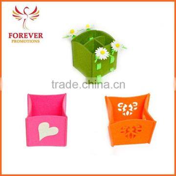 2015 Custom Decoration Textile Felt Table Tissue Box