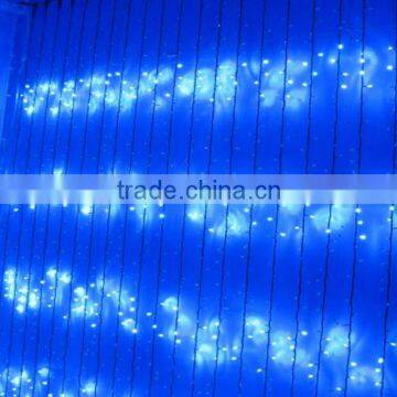 Amazing LED fairy christmas lights waterfall curtain strings for shopping mall