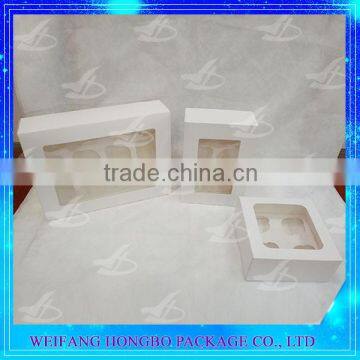 decorative food grade paper boxes ,white cupcake boxes