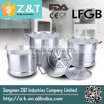 commercial aluminum stock pot soup pot with steamer soup pots