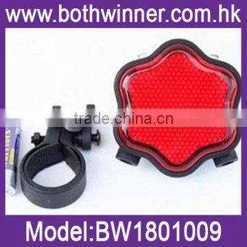 Bicycle quincunx laser tail lights