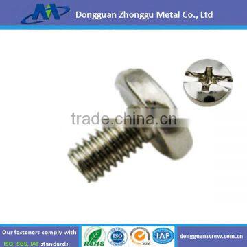 Dongguan Stainless Steel Pan Head machine screw