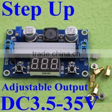 DC DC STEP UP ADJUSTABLE POWER VOLTAGE CONVERTER 3-35V TO 3.5-35V 75W 3A 4A 5A 6A 5V 12V 9V 8V 3.7V 6v to 24V 32V 18V 19V 16V