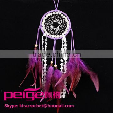 purple color home decor boho dreamcatcher