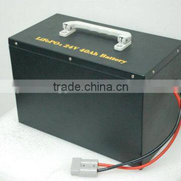 2014HOT storage battery 24V25Ah/40Ah with nano lifepo4