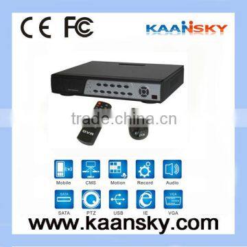 4CH Standalone DVR D1 DVR H.264 Full D1 DVR