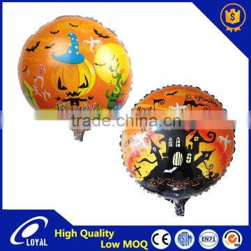 18Inch Foil Halloween Spooky Balloons, Hot selling Halloween Pumpkin Balloons
