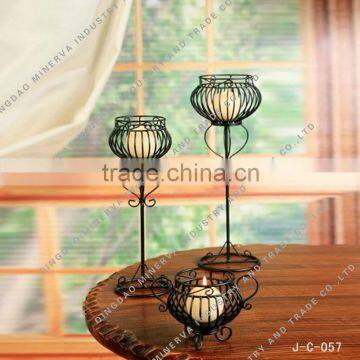 Factory Customize Tall Metal Candle Stand set