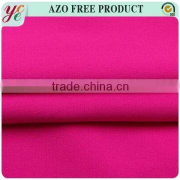 Hot Sale Rose Woven Tectured Polyester Moss Crepe Fabric
