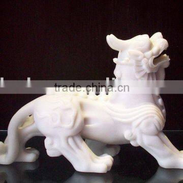White lion sculpture crafts for home decor&fengshui decor