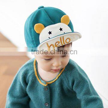 MZ3173 Lovely cartoon bear velvet thick baseball hats