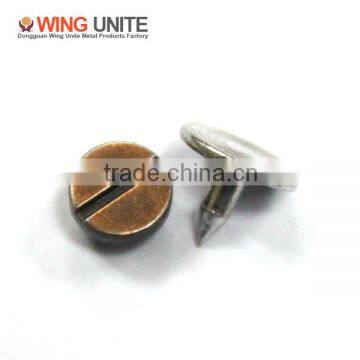 2016 custom design metal rivets for garments or handbag