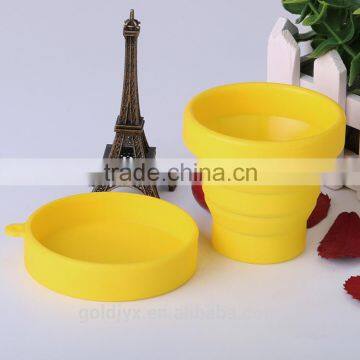 custom design soft food grade silicone drinking cup,foldable silicone cup                        
                                                Quality Choice