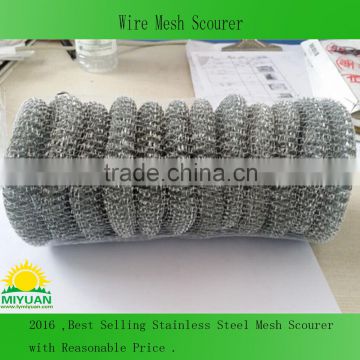 manufacture of stainless steel scourer,galvanized wire mesh scourer,metal scoure for heavy dirty cleaning