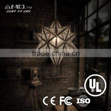 Antique Ancient Style Lamp Resin Glass Material Lighting Pendant Light photo-3