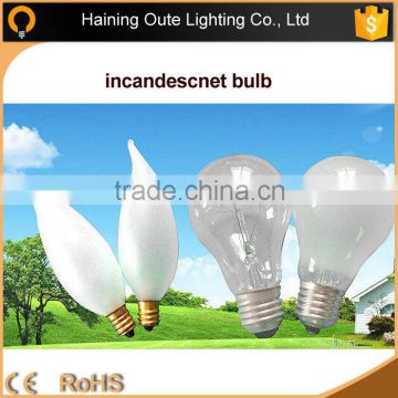 40w/60w/75w/100w vibration incandescent bulb C35/A55/C7