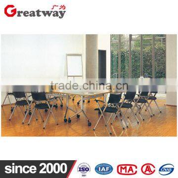 Folding steel work laptop table legs with wheels
