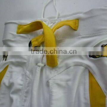 Heavy spandex American Football Pants with build in Belt