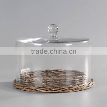 round cake dome with willow base