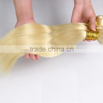 wholesale price top quality human hair weave blonde remy hair extension