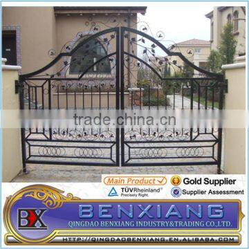 Decorative iron outdoor gate wrought iron sliding gate