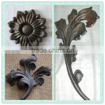 cast steel flower made in China wrought iron manufacturer