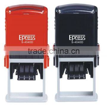 Epress 40*40mm Date Stamp, Clear stamp. Address stamp ,Custom Rubber Stamp, Self-Inking Stamp