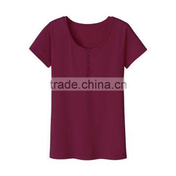 Manufacturer China Women's Clothing Cotton Bluk t- Shirt Made in China photo-2