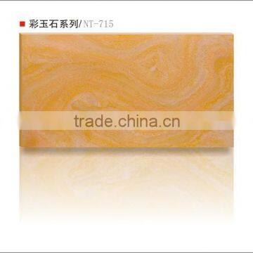 Backlit Translucent decorative panel for bar counter