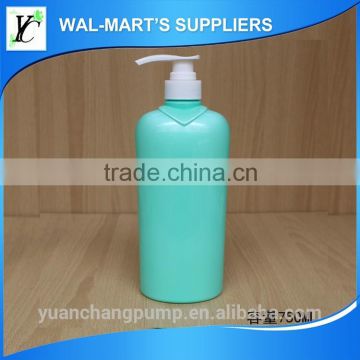 China Goods Wholesale round plastic with lotion pump