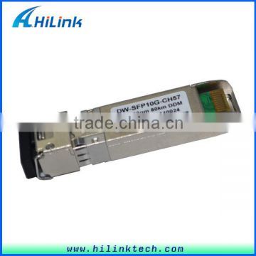 DDM Dual LC 10G CH57 1531.90nm 80km DWDM SFP+