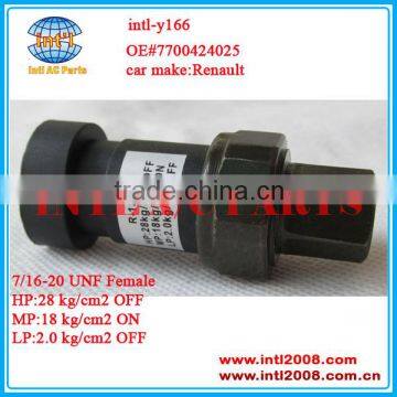 auto A/C Pressure Switch For Renault Scenic Sensor pressure oem# 7700424025 770-04240-25 7/16-20 UNF Female