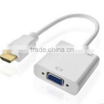 High Quality HDMI to VGA cable with Audio and DC 5V jack (power adapter, cases, Micro SD card, HDMI etc available)