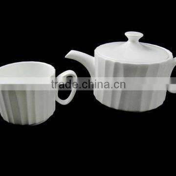 46% high bone china coffee set with straight line HB2129