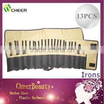 13pcs thermal curling irons set CIS001/hair curling machine/ 3 in 1 hair straightener and curling iron