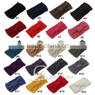 Cheap warm crochet headband- ladies knitted winter headbands wholesale