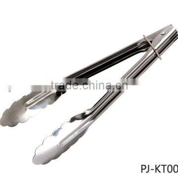 Stainless Steel Scalloped Tongs