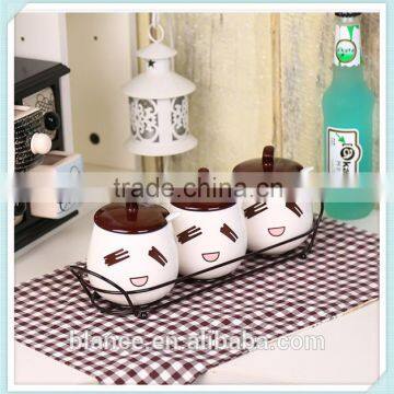 ceramic condiment set popular condiment dispenser design