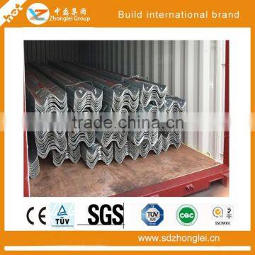 AASHTO M180 Road Stainless Steel Anti-rust Zinc Coated Guardrail 4320mm photo-3