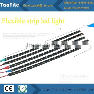 2016 Factory price RGB RED GREEN YELLOW smd 3528 flexible Strip light 12V led strip light