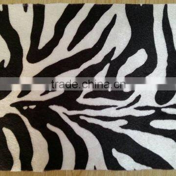 animal pattern velboa fabric